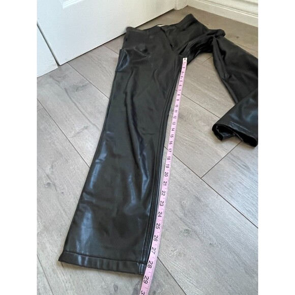 ABERCROMBIE Fitch 27 Curve Love Vegan Leather 90s Straight Ultra High Rise Pants - Picture 3 of 9